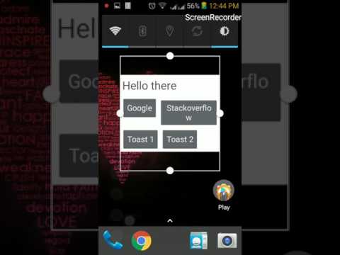 Making Android Widget with several Buttons