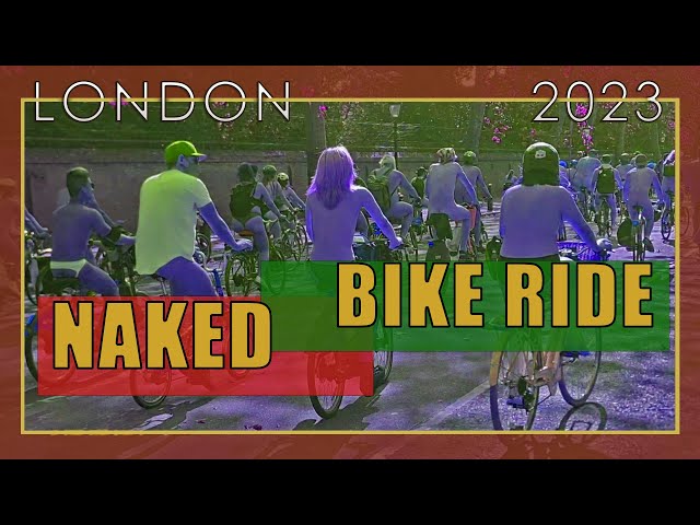 Naked Bike Ride, London 2023