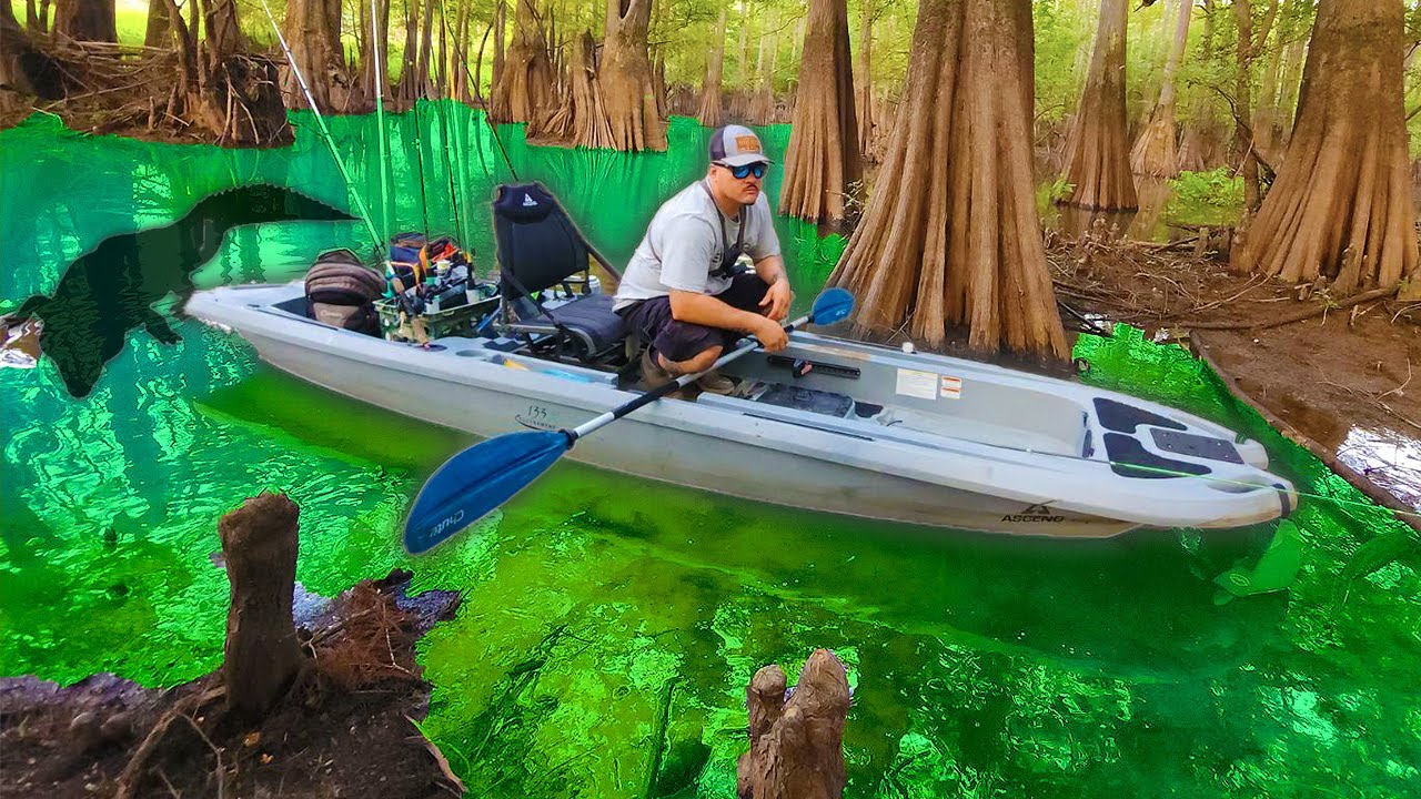 Uncharted Waters: Kayak Bass Fishing in a Sketchy Swamp!
