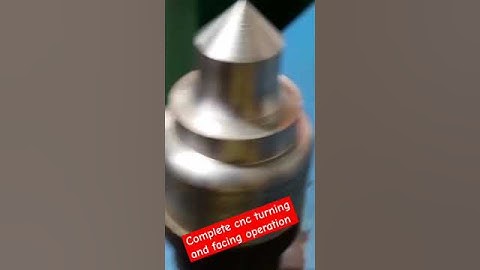 #cnc turning  and facing operation complete #shortvideo #mechanicalengineering