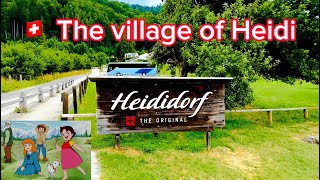 🇨🇭 Switzerland, The village of Heidi, 4K