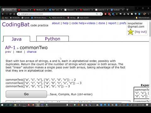 commonTwo CodingBat question