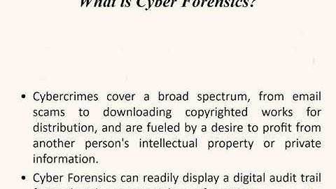 IT465 Cyber Forensics Module 1 Part1