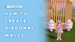 Diagonal Walls SECRET?! 📐 - How to Make Diagonal Space in Heartopia