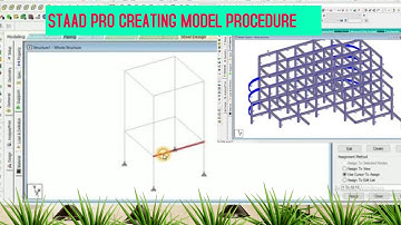 EP-3 STAAD PRO TUTORIAL | CREATING MODEL IN TAMIL| FRAME CREATING| MODEL | COLUMN AND BEAM IN STAAD