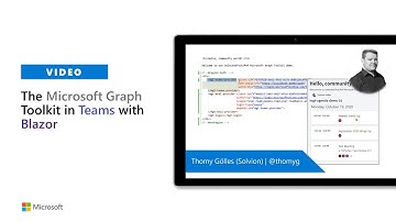 The Microsoft Graph Toolkit in Microsoft Teams with Blazor