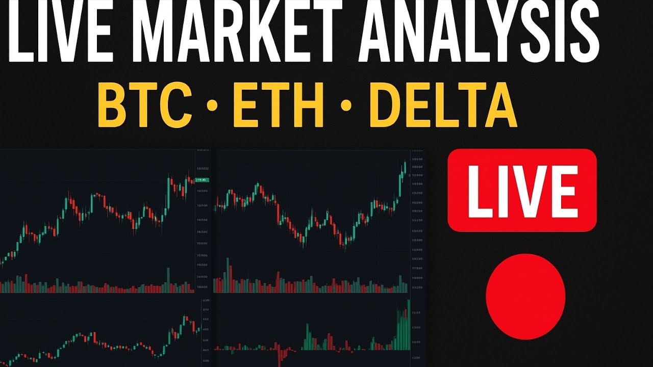 LIVE Bitcoin & ETHUSD | Delta + Multiple Charts Analysis