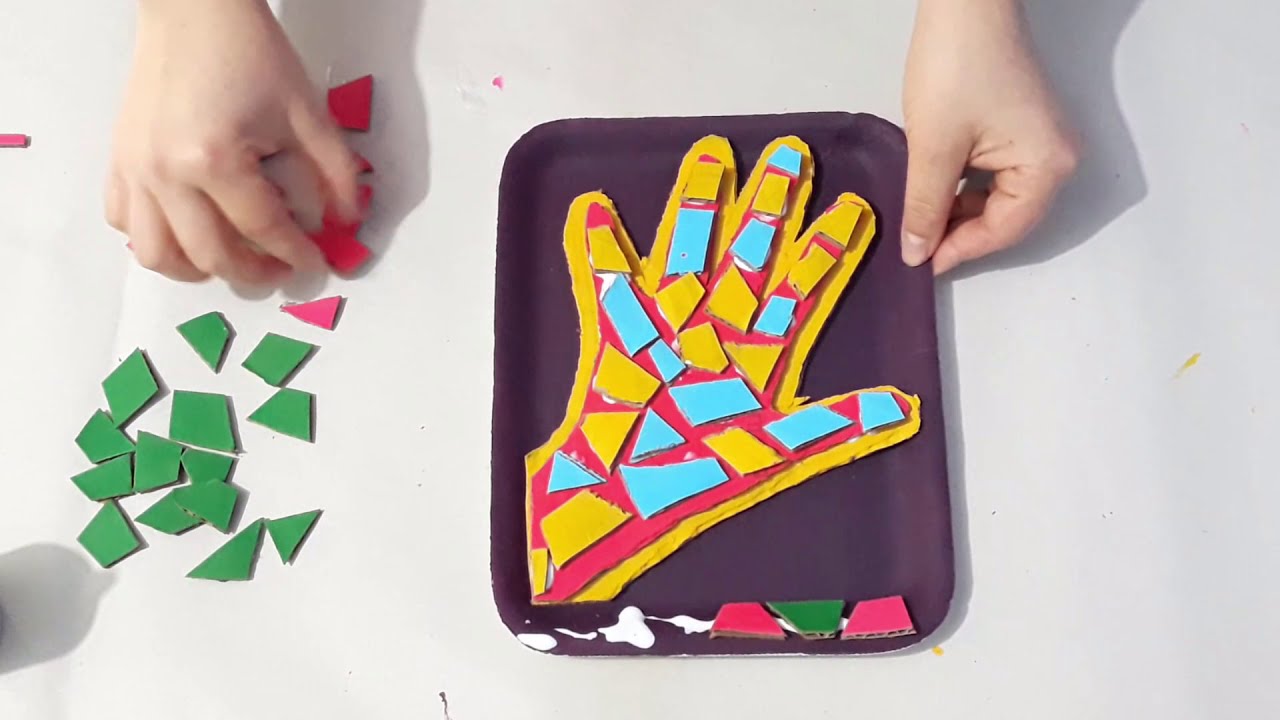 Mosaico en relieve - Actividad para CUARTO GRADO - YouTube