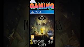 This Day in Gaming History | Little Nightmares 👁️🧥 A Beautiful Horror Masterpiece #littlenightmares