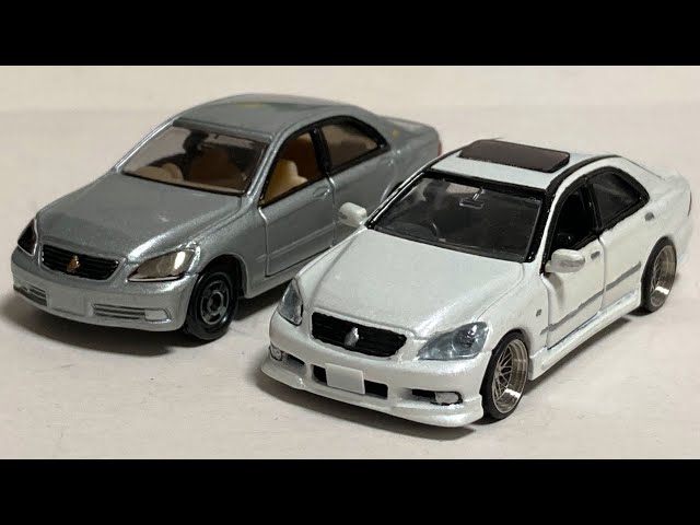 トミカ改造 トヨタ 18クラウン ゼロクラ 平成カスタム ☆ホットウィール トミカ改造】 TOYOTA クラウンアスリート 後期仕様 サンルーフ