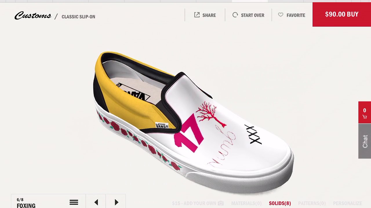 xxxtentacion custom vans