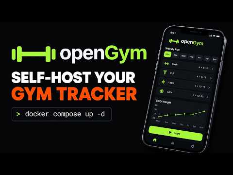 openGym Setup: Self-Host Your Own Gym Tracker with Docker (Passkeys + HTTPS)