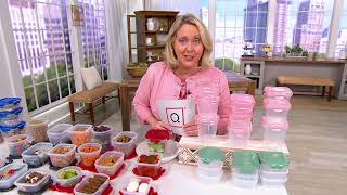LocknLock 9-Piece Nestable Mini Storage Set Multi-Shape on QVC
