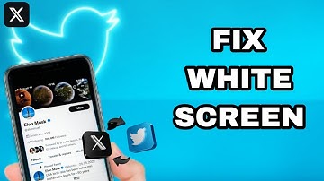 How To Fix And Solve X Twitter App White Screen | Final Solution