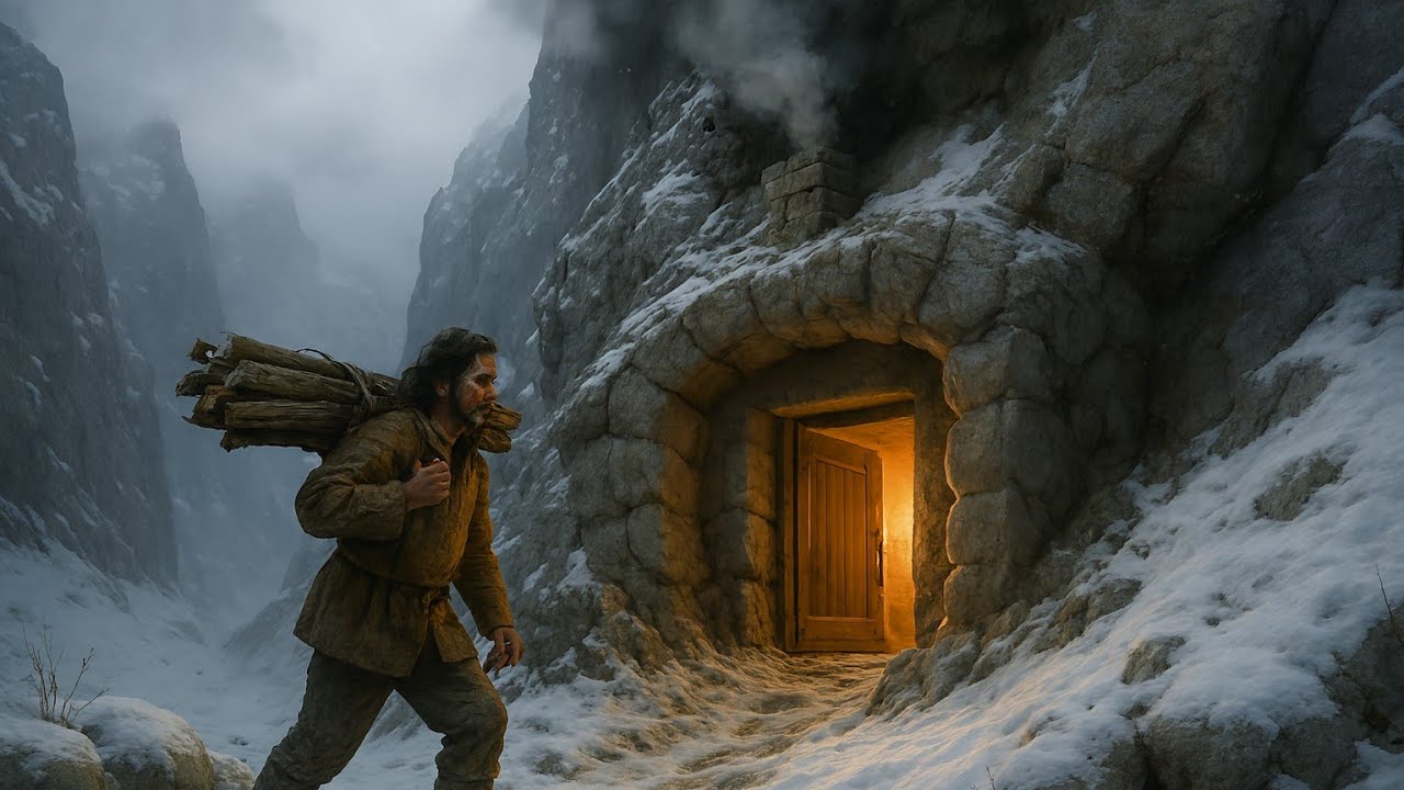 “Building a Secret Stone Shelter – 24 Hours Survival Challenge”