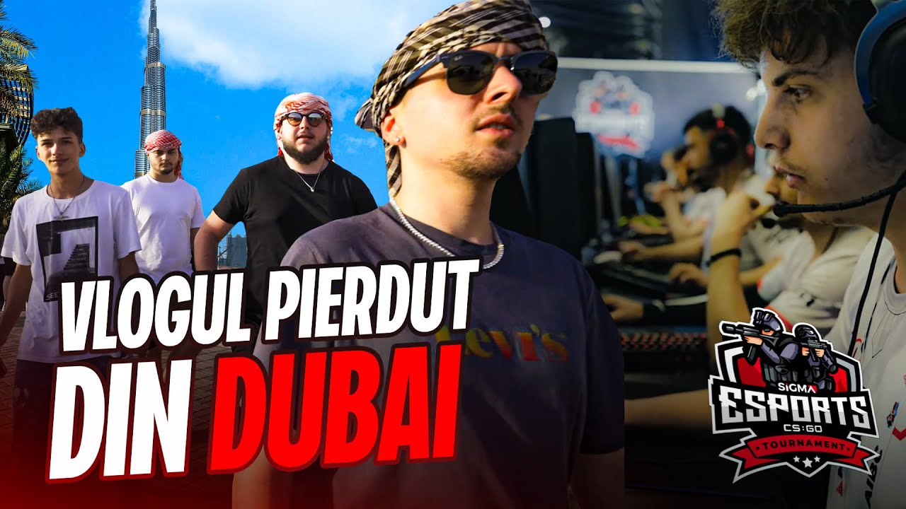 VLOGul pierdut de la SIGMA ESPORTS LAN DUBAI **2022** - YouTube