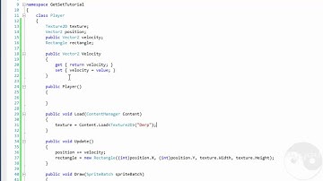 XNA Tutorial 35 - get/set Methods