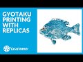 Gyotaku Fish Printing with Silicone Replicas