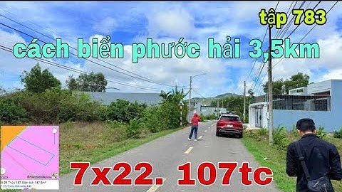 MẶT TIỀN ĐƯỜNG NHỰA THÔNG GẦN BIỂN PHƯỚC HẢI GIÁ CHỈ 1TY390TR 