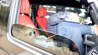 Britney Spears spotted crouched in passenger seat with felon ex Paul Richard Soliz speeds off after