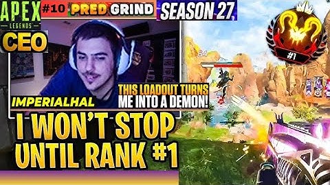 ImperialHal (THE CEO) Dominating Lobby ROAD TO TOP #1 PRED❗APEX PREDATOR 🚨 APEX LEGENDS RANKED