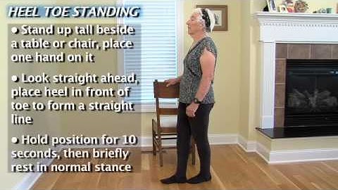 Heel Toe Standing