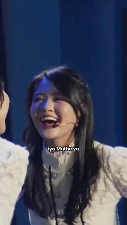 CUTE MOMEN CHRISTY DAN MUTHE  'iya Muthe ya' 🤏#muthejkt48 #christyjkt48