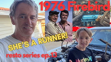 1976 Firebird Esprit 350 V8 Restart and she runs! - Episode 13