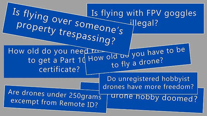 Top 7 most asked drone Questions ANSWERED!