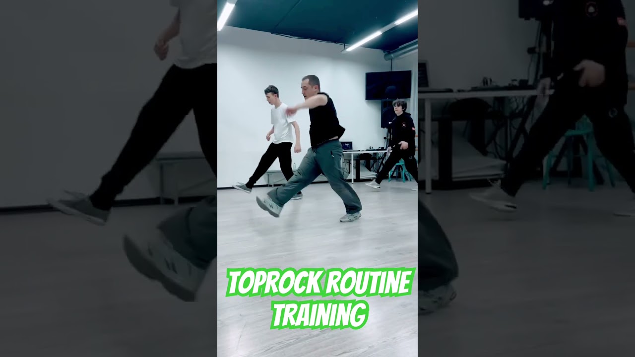 Breakdance moments 22 / toprock routine training