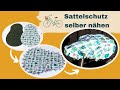 🚲 Sattelschutz nähen mit kostenlosem Schnittmuster