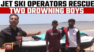 Jet Ski Operator And Colleague Rescue Two Drowning Boys At Versova Beach | Watch This Report