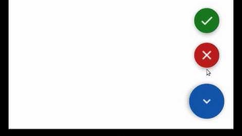 Floating Action Button expands to small fabs