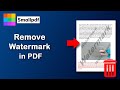 How to remove watermark to a pdf file in smallpdf online free