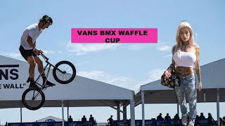 adult star CHANTAL DANIELLE goes to us open in Huntington for Bmx waffle jam