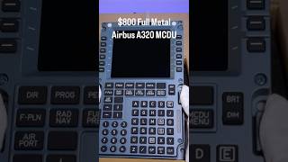 (협찬) 120만원 풀메탈 에어버스 A320 MCDU 멀티펑션 콘트롤 디스플레이 유닛! #flightsimulator #cockpitsimulator #msfs2024