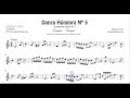 Danza Húngara Nº5 Partitura de Trompeta y Fliscorno en Si bemol