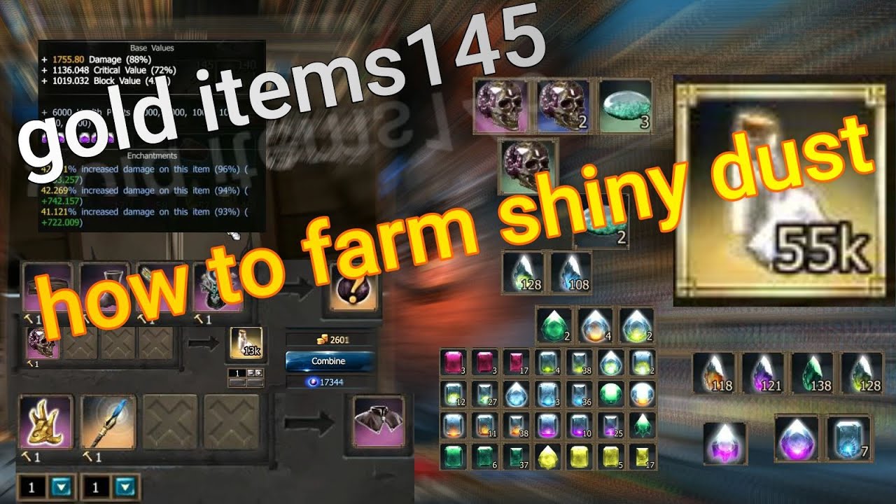 DRAKENSANG ONLINE how to get shiny dust craft gold items 145 YouTube