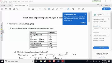 ENGR 222 - Class 2 (16 Jan 2019) Interest Rates, cont