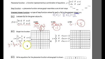 H 2-7 Piecewise Functions