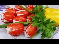 Vorspeise Rote Tulpen, solche Tomaten werden jeden ansprechen + Bonusvideo mit Hackfleisch