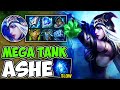 NOBODY CAN MOVE AGAINST PERMASLOW TANK ASHE TOP (100% SLOW UP-TIME) - League of Legends