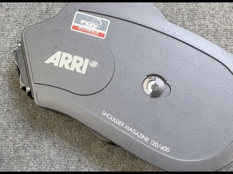 Loading Arri 235 shoulder magazine