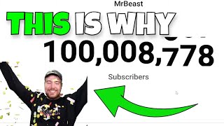 THIS is why MrBeast hit 100 MILLION subscribers
