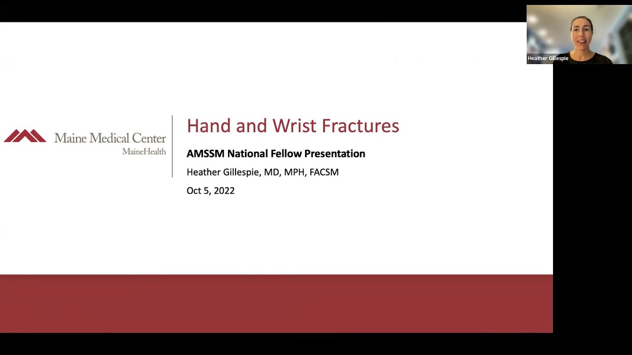 Hand and Wrist Fractures | National Fellow Online Lecture Series - YouTube