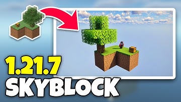 How To Download & Install Skyblock Map in Minecraft 1.21.7