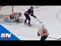 Nicklas Backstrom Finishes Off Great Passing Play From Alex Ovechkin With Spin Move Goal