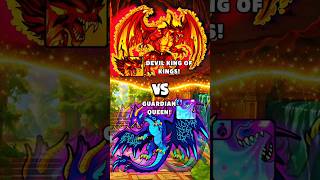 Devil vs Guardian Queen Battle🫥|| in dynamons world #newupdate #dynamonsworld #ytshorts