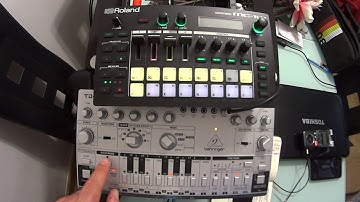 Daft Punk - Da Funk - Creating and Download Pattern SynthTool Behringer TD-3 Roland MC-101 Cover