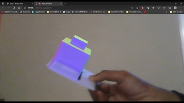 Meaningless but Amazing effect using Three.js and AR libraries